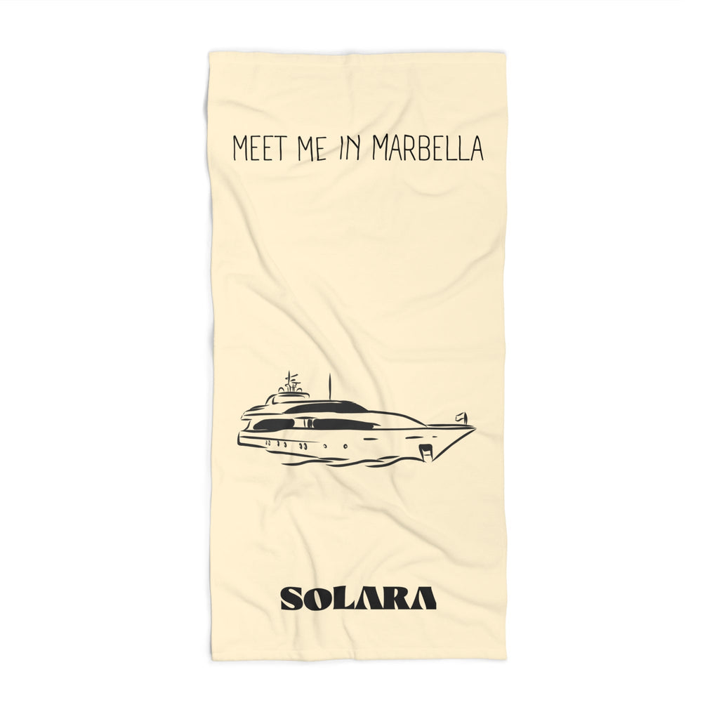 'Meet Me' Beach Towel